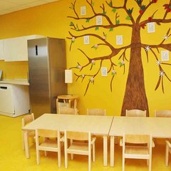 Bild vom Ess- und Küchenbereich in der Kindertagespflege Piccolino Bad Vilbel.